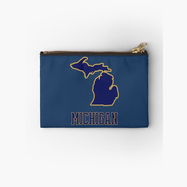 Item preview, Michigan State Outline Navy and Gold designed and sold by donwillisjrart.