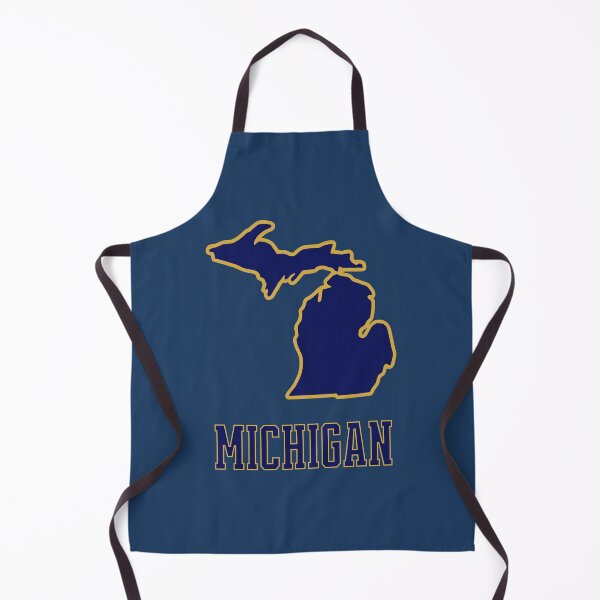Item preview, Michigan State Outline Navy and Gold designed and sold by donwillisjrart.