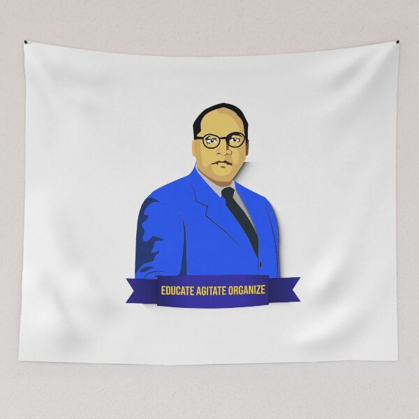 Item preview,  B. R. Ambedkar – Educate Agitate Organize Quote Design designed and sold by ArtsyExplorer.
