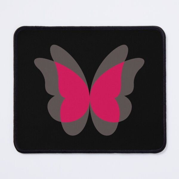Item preview, Butterfly with flapping wings effect on (Fuchsia on Black) designed and sold by STUDIO-72.