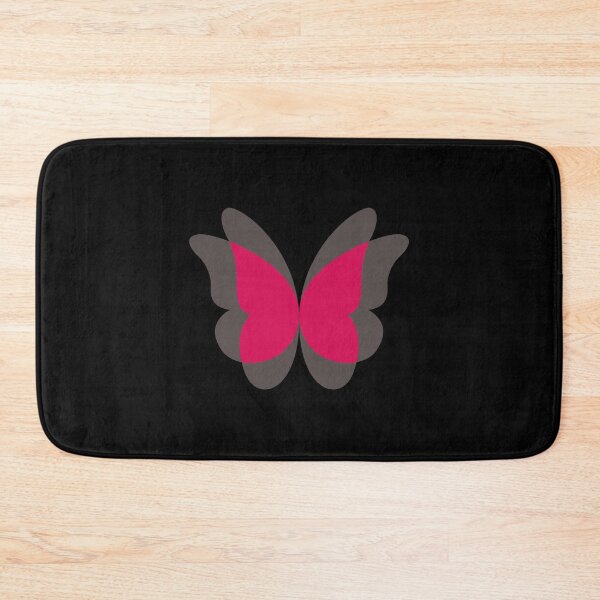 Item preview, Butterfly with flapping wings effect on (Fuchsia on Black) designed and sold by STUDIO-72.