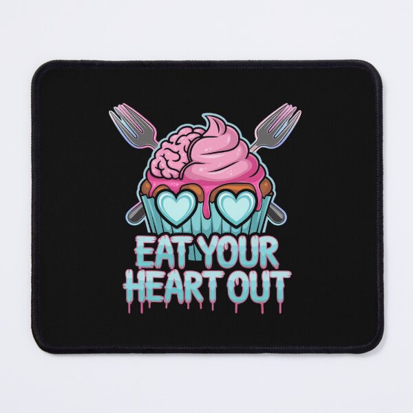 Item preview, Eat Your Heart Out – Brain Cupcake Creepy Cute designed and sold by WeranovDesign.