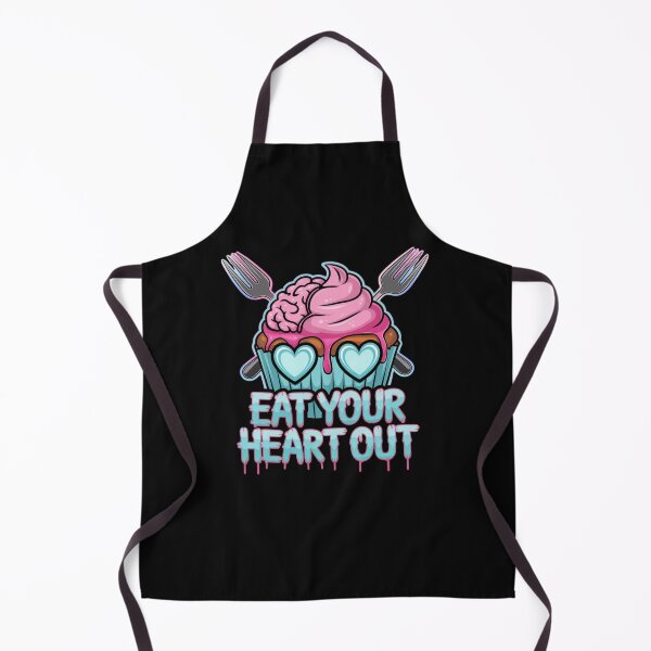 Item preview, Eat Your Heart Out – Brain Cupcake Creepy Cute designed and sold by WeranovDesign.