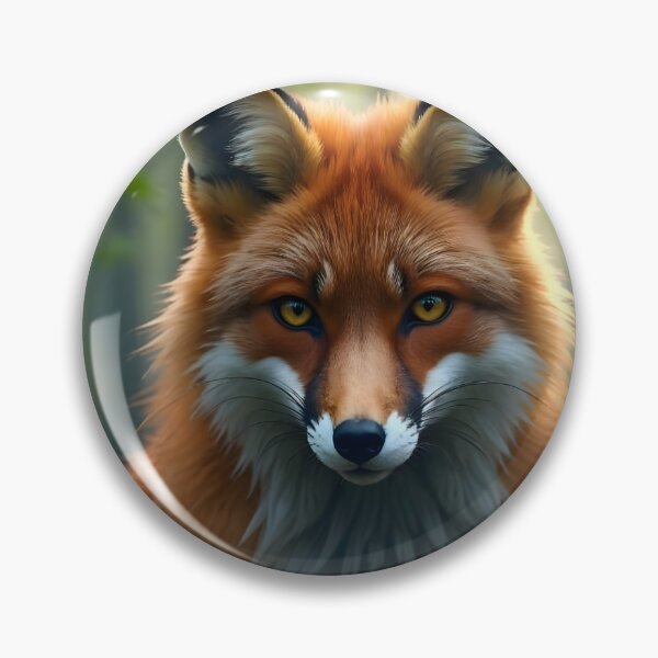 Item preview, Beautiful Realistic Red Fox Portrait in Forest Light designed and sold by internetwatcher.