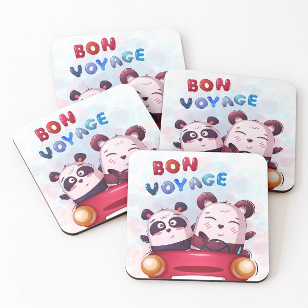Item preview, Bon Voyage! kawaii pandas in a car designed and sold by BR Univers.