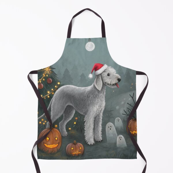 Item preview, Christmas Bedlington Terrier 17 designed and sold by AIfolklore.