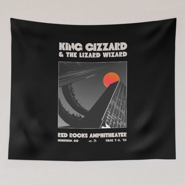 Item preview, King Gizzard and The Lizard Wizard Red Rocks Amph designed and sold by moyjoystudio.