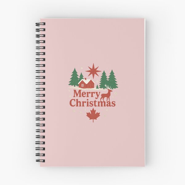 Item preview, Vintage Canadian Christmas – Chalet, Reindeer & Boreal Forest designed and sold by mocci10.