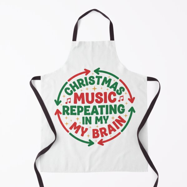 Item preview, Christmas Music Repeating in My Brain Funny Holiday T-Shirt designed and sold by SoulMint.