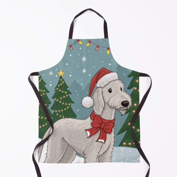 Item preview, Christmas Bedlington Terrier 18 designed and sold by AIfolklore.