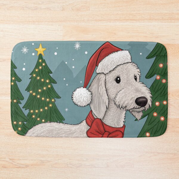 Item preview, Christmas Bedlington Terrier 18 designed and sold by AIfolklore.