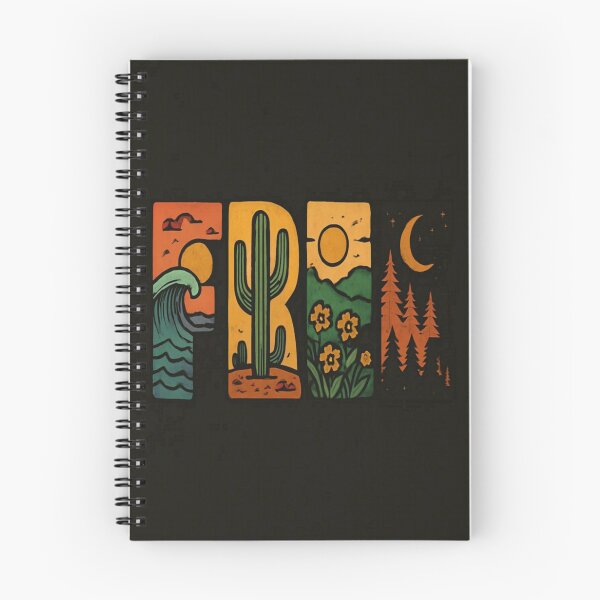 Item preview, Nature-Inspired FREE Typography Art – Ocean, Desert, Meadow & Forest Landscape Letters Design designed and sold by Bright Nest Studio.