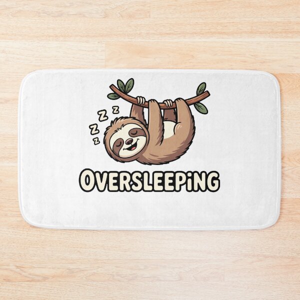 Item preview, Oversleeping Sloth Cute Funny Lazy Design designed and sold by MonkiFlipp.