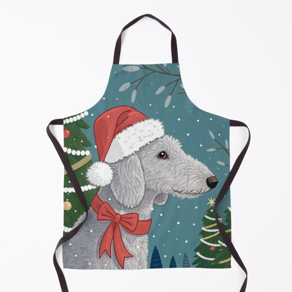 Item preview, Christmas Bedlington Terrier 19 designed and sold by AIfolklore.