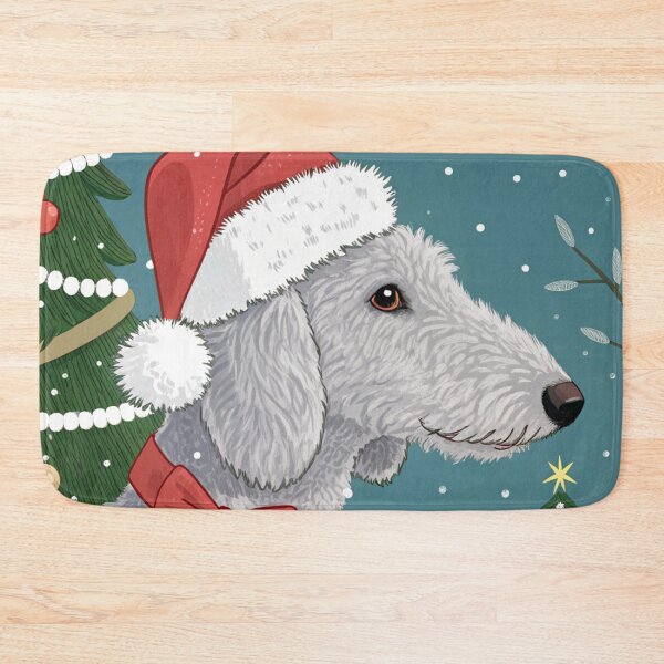 Item preview, Christmas Bedlington Terrier 19 designed and sold by AIfolklore.