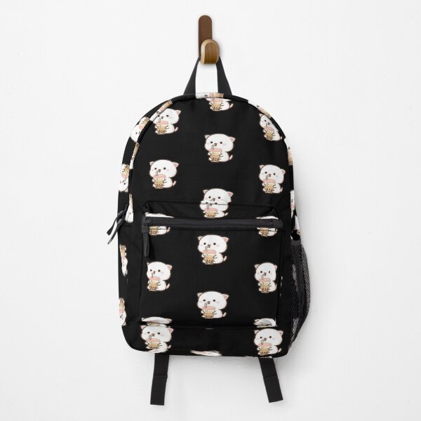 Item preview, Drawing of cute cat drinking boba sticker  designed and sold by NivyasArtistry.