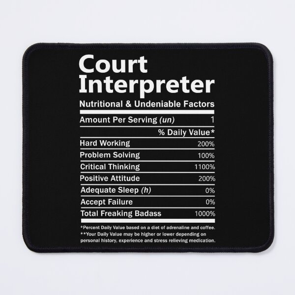Item preview, Court Interpreter designed and sold by jeromgaug336.