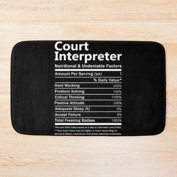 Item preview, Court Interpreter designed and sold by jeromgaug336.