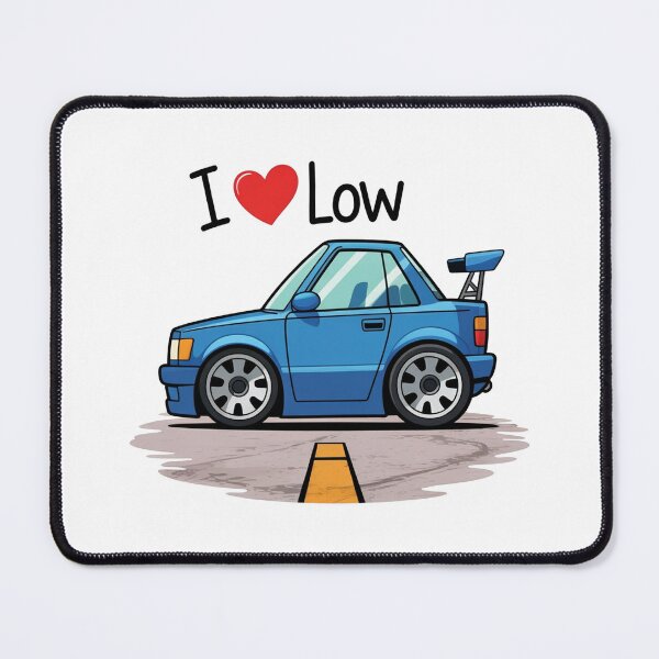 Item preview, I Love Low Stance Car Cartoon Design designed and sold by MonkiFlipp.