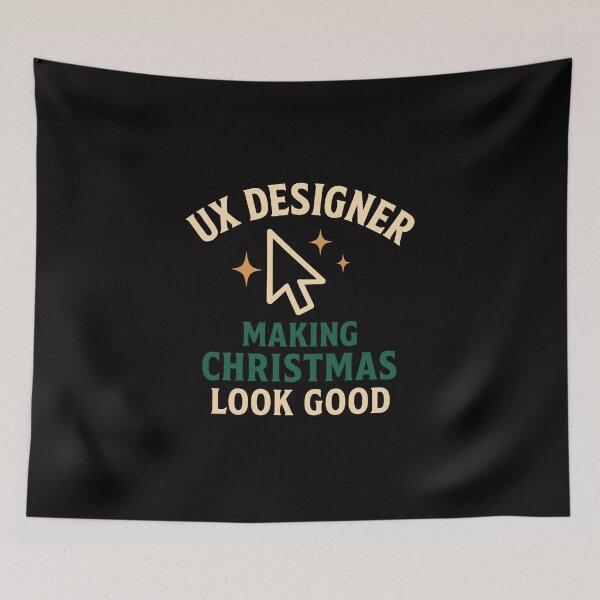Item preview, UX Designer - Making Christmas Look Good Retro Creative Design designed and sold by Work Life Tees.