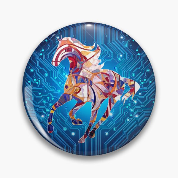 Item preview, Cubism style Beutiful Horse  colorful Motherboard space designed and sold by Dmitri Matkovsky.
