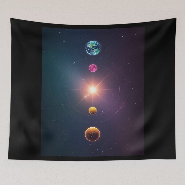 Item preview, Ikigai Cosmic Orbit Spiritual Universe designed and sold by ChicTrendz.