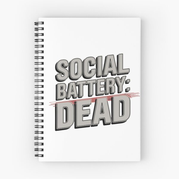 Item preview, Social Battery Dead – Introvert Meme designed and sold by WeranovDesign.