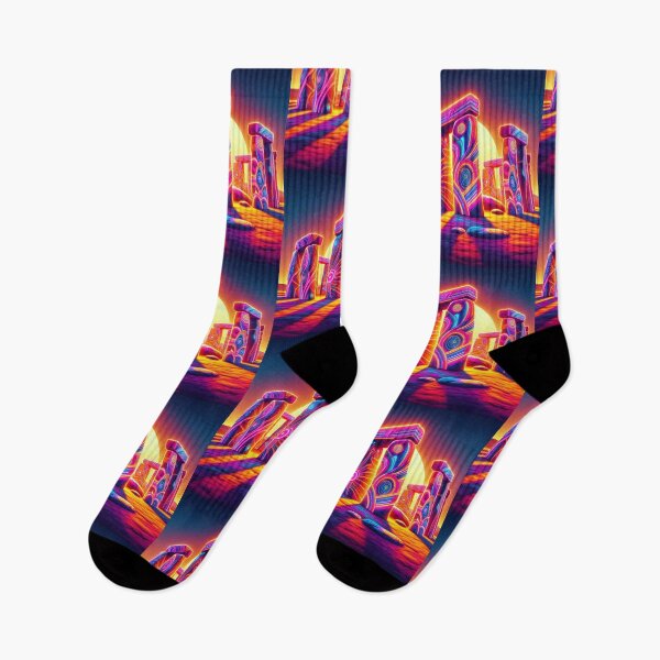 Item preview, Psychedelic Stonehenge: Neon Rüyası designed and sold by Dogandesighn.