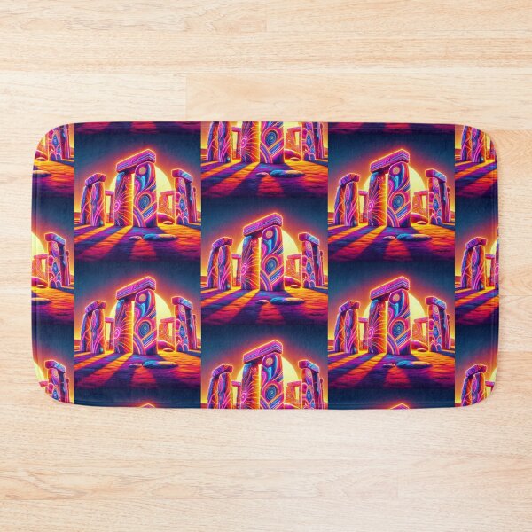 Item preview, Psychedelic Stonehenge: Neon Rüyası designed and sold by Dogandesighn.
