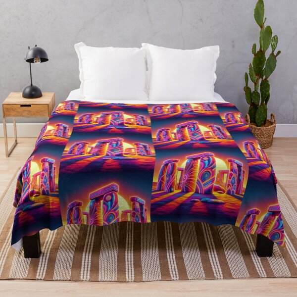 Item preview, Psychedelic Stonehenge: Neon Rüyası designed and sold by Dogandesighn.
