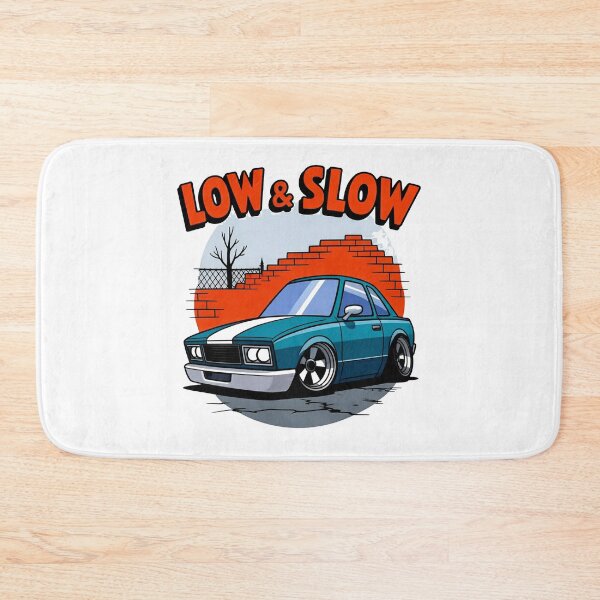 Item preview, Low and Slow Stance Car Cartoon Design designed and sold by MonkiFlipp.