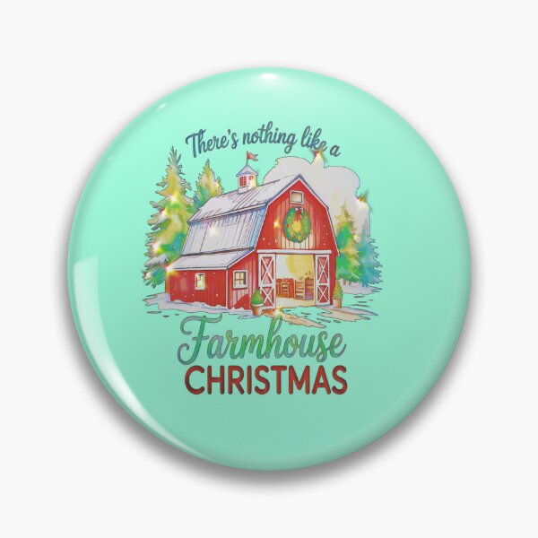 Item preview, Farmhouse Christmas Red Barn Rustic Holiday Country Christmas Decor designed and sold by creativerooney.