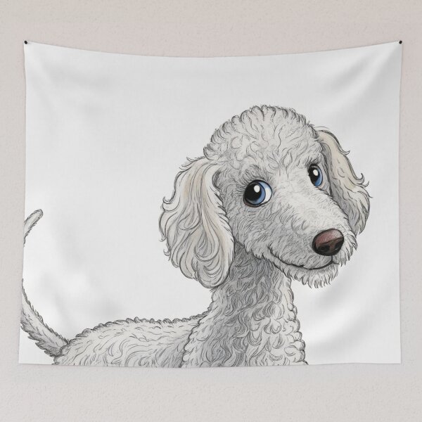 Item preview, Bedlington Terrier 01 designed and sold by AIfolklore.