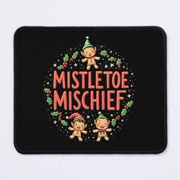 Item preview, Mistletoe Mischief – Funny Christmas designed and sold by pbxxxdesigns.