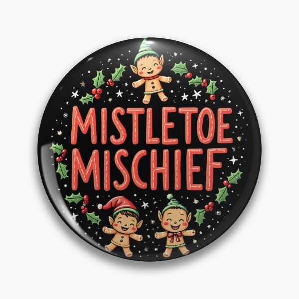 Item preview, Mistletoe Mischief – Funny Christmas designed and sold by pbxxxdesigns.
