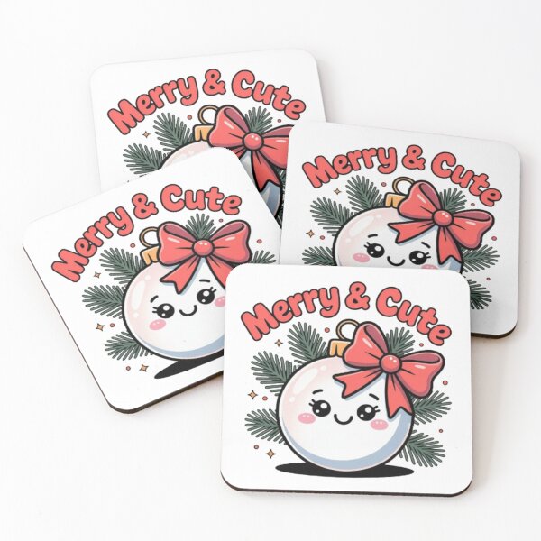 Item preview, Kawaii Christmas Bauble T-Shirt & Sticker – Merry & Cute Holiday Ornament Art for Xmas Lovers & Gift Buyers designed and sold by GemBob Creations.