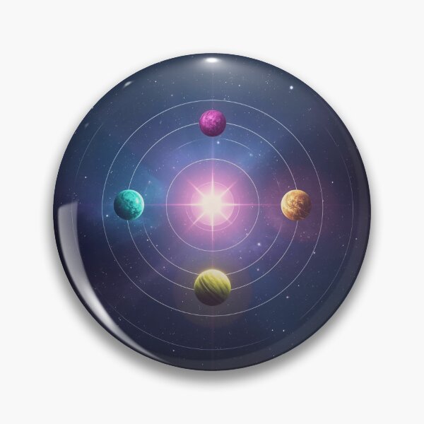 Item preview, Ikigai Planets Cosmic Balance Symbol designed and sold by ChicTrendz.