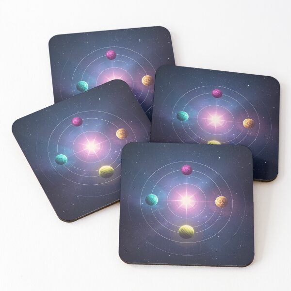 Item preview, Ikigai Planets Cosmic Balance Symbol designed and sold by ChicTrendz.