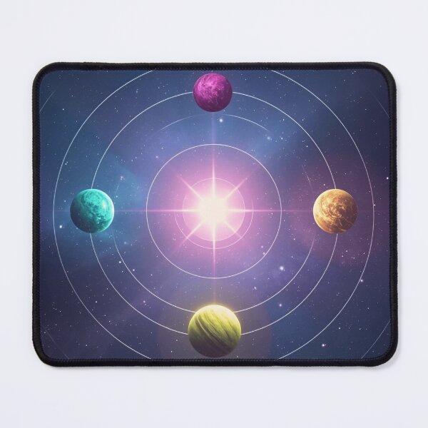 Item preview, Ikigai Planets Cosmic Balance Symbol designed and sold by ChicTrendz.