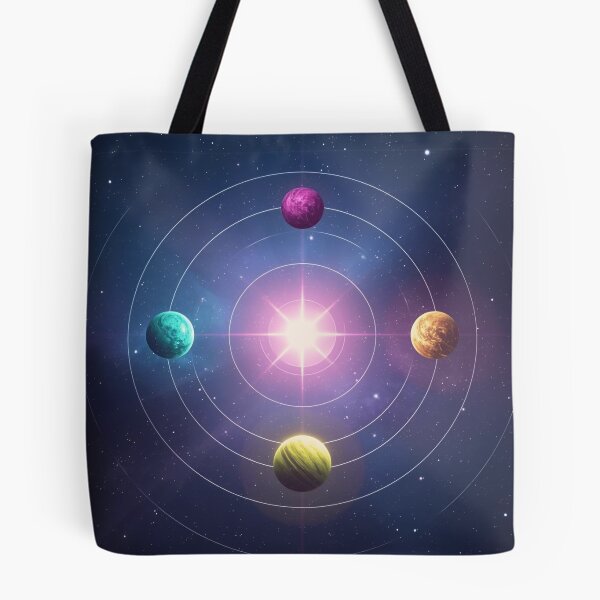 Item preview, Ikigai Planets Cosmic Balance Symbol designed and sold by ChicTrendz.