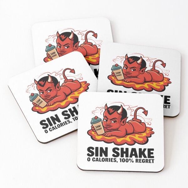 Item preview, Sin Shake – 0 Calories 100% Regret Devil Baby designed and sold by WeranovDesign.