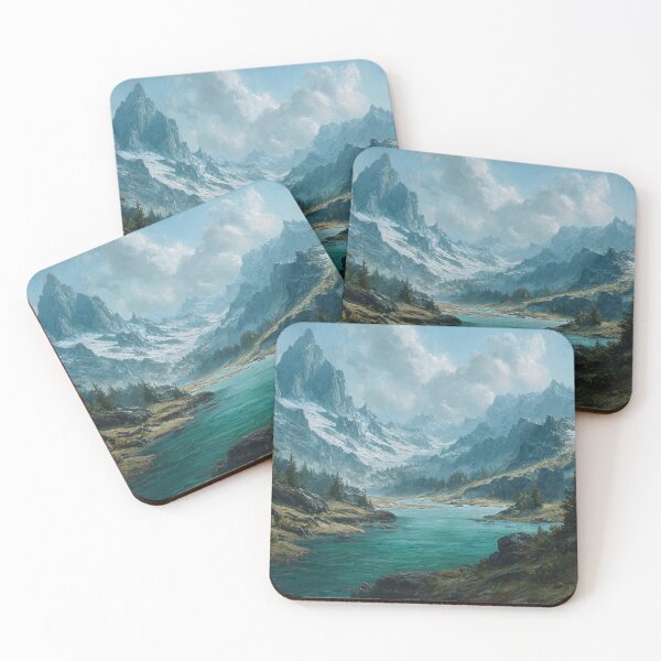 Item preview, Dragon Mountain Ridge Thaw River Art designed and sold by GrinGalore.