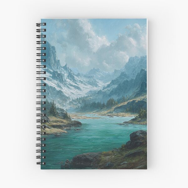 Item preview, Dragon Mountain Ridge Thaw River Art designed and sold by GrinGalore.