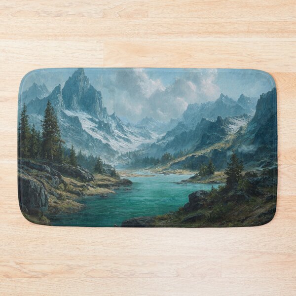 Item preview, Dragon Mountain Ridge Thaw River Art designed and sold by GrinGalore.
