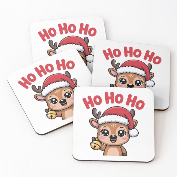 Item preview, Christmas Reindeer Ho Ho Ho and Bell designed and sold by Nimkaew.