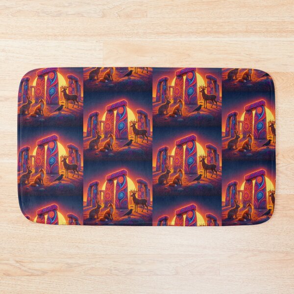 Item preview, Psychedelic Stonehenge & Spirit Animals designed and sold by Dogandesighn.