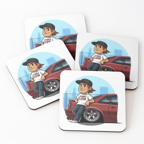 Item preview, Stance Low Car Enthusiast Cartoon designed and sold by MonkiFlipp.