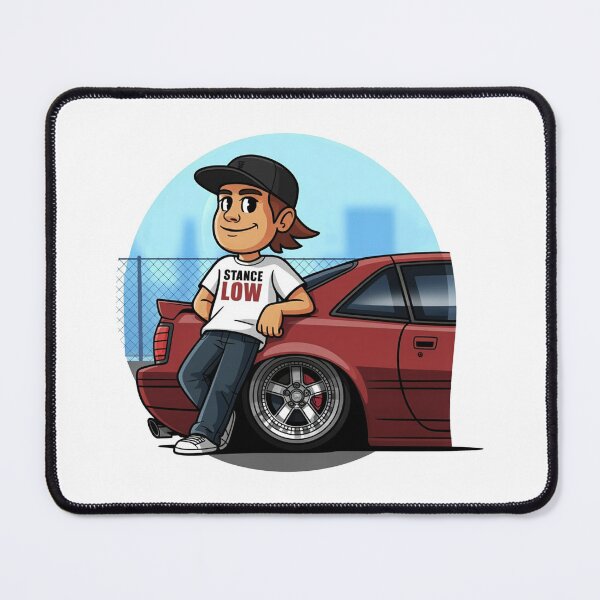 Item preview, Stance Low Car Enthusiast Cartoon designed and sold by MonkiFlipp.