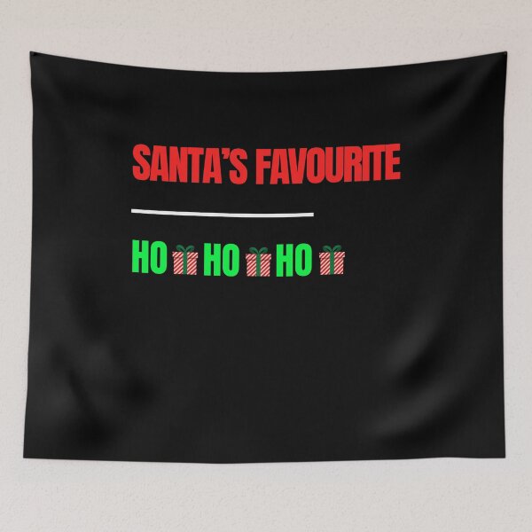 Item preview, Santa’s Favourite Ho Ho Ho Christmas Shirt designed and sold by UrbanFoxMerch.
