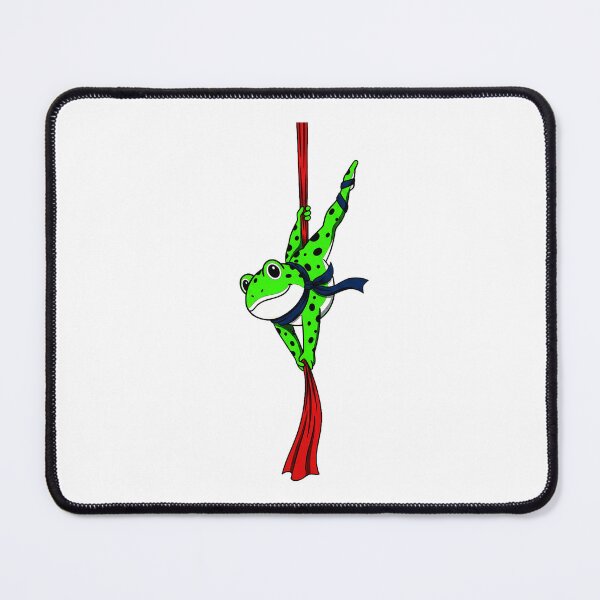 Item preview, Aerial Yoga, Yoga Frog, Frog doing Aerial Yoga designed and sold by AddlPoolart.